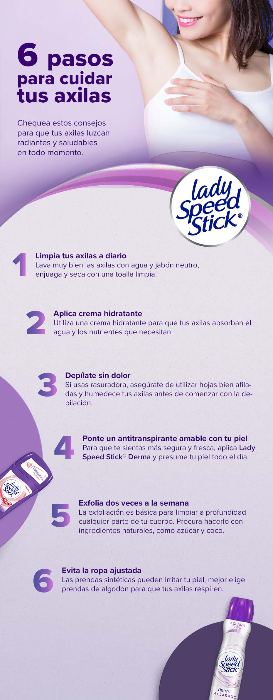 Cómo quitar lo irritado de las axilas